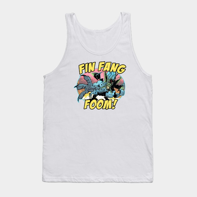 Fin Fang Foom (Alt Print) Tank Top by Nerdology